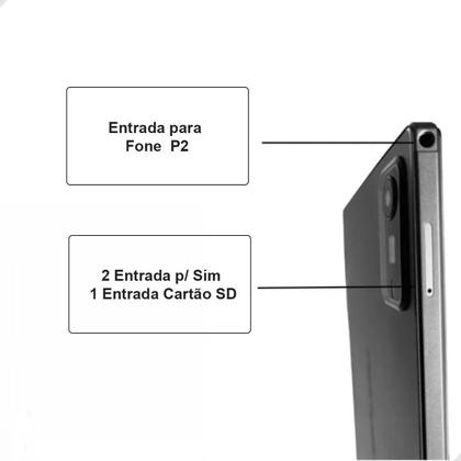 Imagem de Tablet 10.1 Polegadas Capa Teclado Magnético Mouse 128 Gb 6 Gb Ram Original 3 Câmeras Portátil Multitarefa Infantil Android 13.1 Lançamento