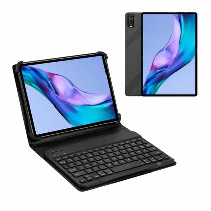 Imagem de Tablet 10.1 Polegadas Com Teclado Bluetooth Android 13 Dual Chip