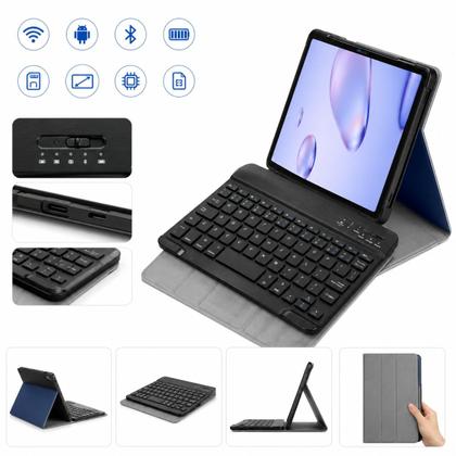 Imagem de Tablet 10.1 Polegadas Com Teclado Sem Fio Android 13 E Dual Chip