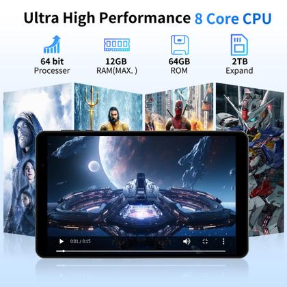 タブレット 8.68インチ Android 14 8GB 128GB Tablet Android 14
