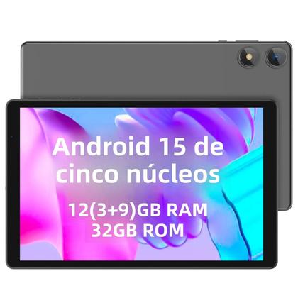 Tablet Android 15 Com 8GB De RAM E 32GB De Armazenamento