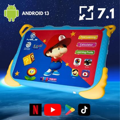 Imagem de Tablet Android Ah08 Infantil 6gb Ram 128gb 7inch Kids Milii