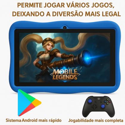 Imagem de Tablet Astronauta Infantil 64GB Com Controle Parental Brincar e Aprender com Segurança