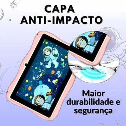 Imagem de Tablet Astronauta Infantil 64GB Com Controle Parental Brincar e Aprender com Segurança