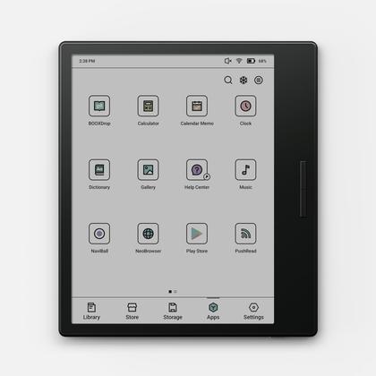 Tablet BOOX Tablet Go Color 7 ePaper E Ink 4G 64GB Preto - Mesa