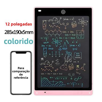 Imagem de Tablet De Escrita LCD Para Crianças De 10 a 12 Polegadas, Quadro De Desenho, Bloco De Esboços,