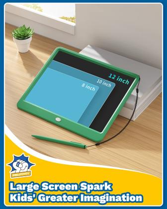 Imagem de Tablet de escrita LCD TEKFUN de 12 polegadas para crianças