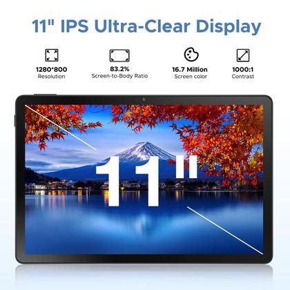 DOOGEE U11 Pro タブレット（11インチ / Android 15） Tablet DOOGEE U11 Pro Android 15 11 polegadas 30 GB+256 GB/2 TB