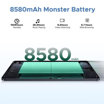 Tablet DOOGEE U11 Pro Android 15 11 polegadas 30 GB+256 GB/2 TB