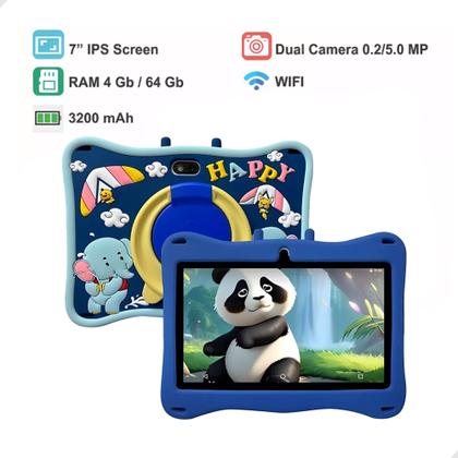 Imagem de Tablet E13 capa antiqueda com estojo Kids Infantil Barato 64GB