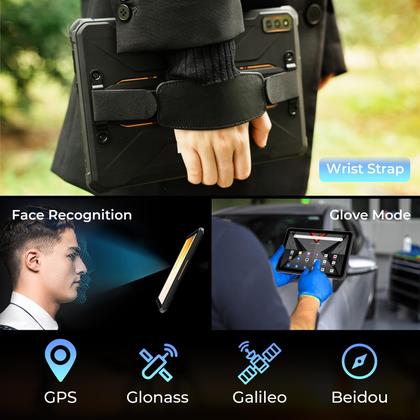 Imagem de Tablet HOTWAV R7 Robusto Android 13 10.1" 12 GB+256 GB 4G/5G cinza