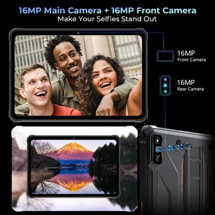 Imagem de Tablet HOTWAV R7 Robusto Android 13 10.1" 12 GB+256 GB 4G/5G cinza