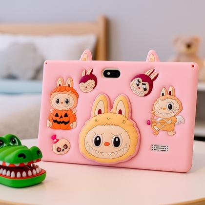 Imagem de Tablet Infantil 7 Pol 64GB 4GB RAM Android 12 Wifi Capa Labubu