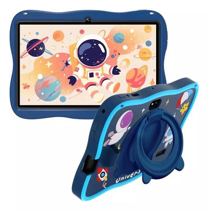 Imagem de Tablet Infantil 7 Polegadas Educativo com Capa Protetora em Silicone 4GB RAM Android 13.0