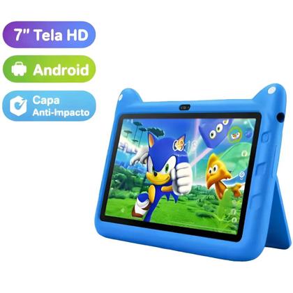Imagem de Tablet Infantil Android 7 Polegadas Com Diversão E Aprendizado Garantido
