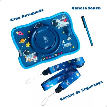 Imagem de Tablet Infantil Android Astronauta Wifi Youtube 64gb 4gb Ram
