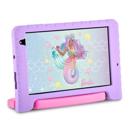Imagem de Tablet Infantil Barbie M8 NB434 8" 64GB Wi-Fi Rosa com Controle Parental Multilaser