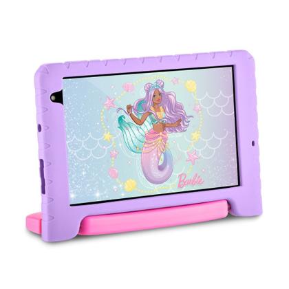 Imagem de Tablet Infantil Barbie Wi-fi 6GB RAM 64GB Tela 8 Pol. Android 13, Octa-core Multi - NB434