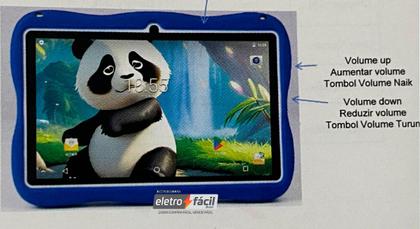 Imagem de Tablet Infantil com Android 13  4GB de RAM, 64GB de armazenamento, WiFi e que Acompanha Maleta  Diversão, Segurança e Aprendizado