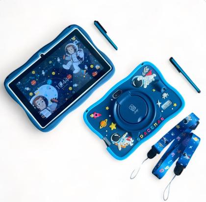 Imagem de Tablet Infantil Kids Android Com Jogos 64 Gb 4Gb Ram Com Capa de Silicone