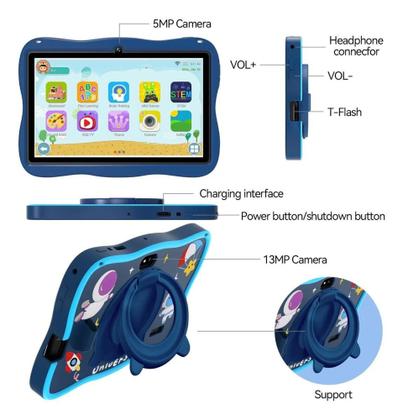 Imagem de Tablet Infantil Kids Astronauta 4/64GB Com Caneta Touch