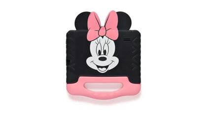 Imagem de Tablet Infantil Minnie com Controle Parental 4GB RAM 64GBTela 7 pol Case Wi-fi Android 13 Quad Core