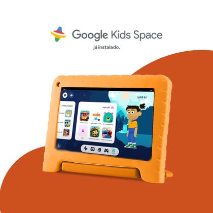 Imagem de Tablet Infantil Mirage 7 Pol. Wi-fi 64GB 4GB RAM Quad Core - MI100