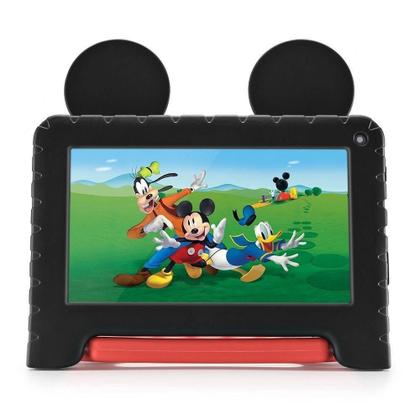 Imagem de Tablet Infantil Multilaser Mickey NB367 32GB Tela 7 Android 11 GO Processador Quad core - Preto