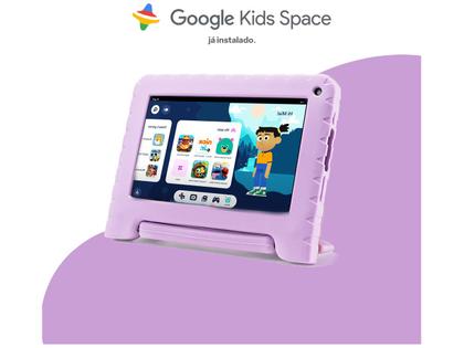 Imagem de Tablet Infantil Multilaser NB416 4GB RAM 64GB 7" Android Wi-Fi 4G