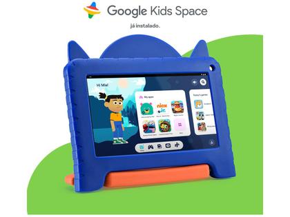 Imagem de Tablet Infantil Multilaser NB421 4GB RAM 64GB 7" Android Wi-Fi 4G