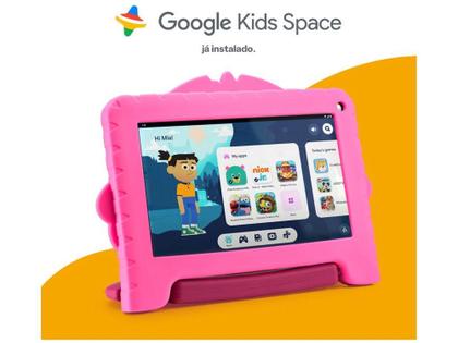 Imagem de Tablet Infantil Multilaser NB422 4GB RAM 64GB 7" Android Wi-Fi 4G