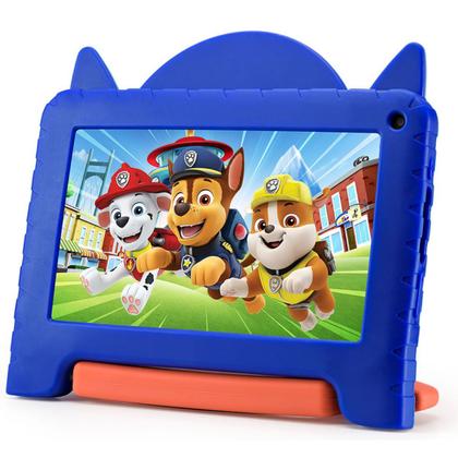 Imagem de Tablet Infantil Patrulha Canina 64GB Capa Controle criança