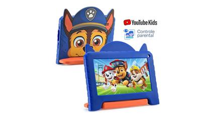 Imagem de Tablet Infantil Patrulha Canina Chase 64GB 4GB Com Pelicula