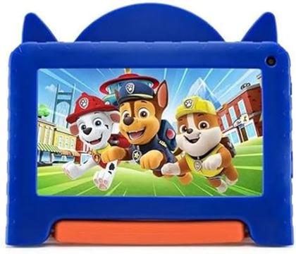 Imagem de Tablet Infantil Patrulha Canina Chase,64GB/4RAM,WiFi,7 polegadas,Controle parental,Capa Emborrachada