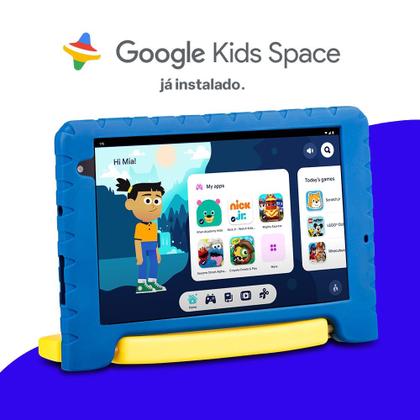 Imagem de Tablet Infantil Patrulha Canina Wi-fi 6GB RAM 64GB Tela 8 Pol. Android 13 Octa-core Multi - NB440