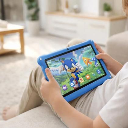 Imagem de Tablet Infantil Sonic Azul 7 Polegadas Android Com WiFi