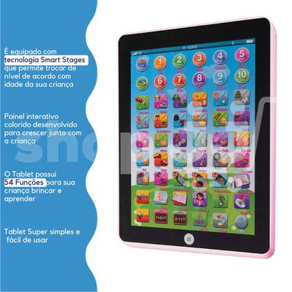 Imagem de Tablet Interativo Bilíngue Brinquedo Pedagógico Infantil