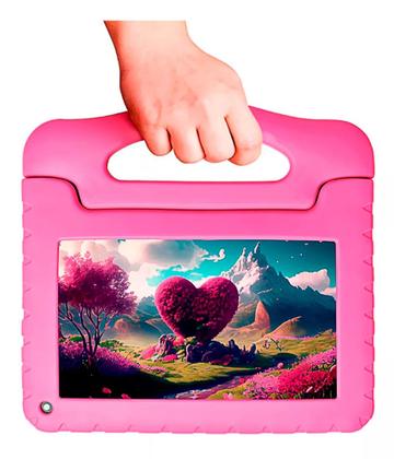 Imagem de Tablet Kid Pad Rosa Multilaser 7 Polegadas 32GB Cód. 2344