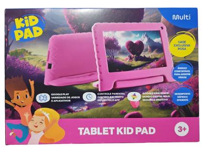 Imagem de Tablet Kid Pad Rosa Multilaser 7 Polegadas 32GB Cód. 2344