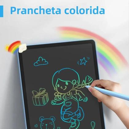 Imagem de Tablet LCD para Crianças - Prancheta de Desenho Educativa (6,5" a 12") - Brinquedo Montessori