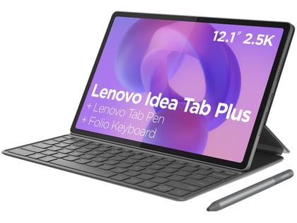 Tablet Lenovo Idea Tab Plus com Caneta e Case 8GB 128GB 12,1" Android 15 Octa-Core Wi-Fi
