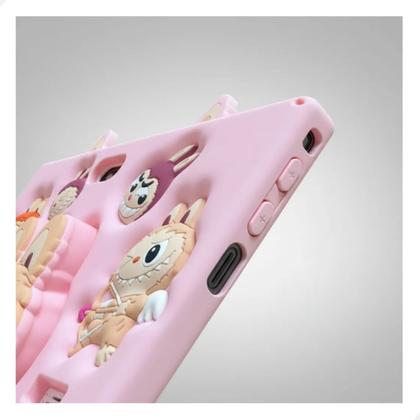 Imagem de Tablet M15 labubu Infantil 128gb memória capa antiqueda kids