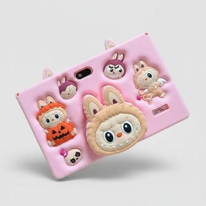 Imagem de Tablet M15 labubu Infantil 128gb memória capa antiqueda kids