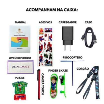 Imagem de Tablet M58pro Infantil Milli 6gb Ram 128gb Astronauta Kids