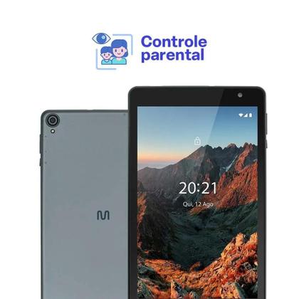 Imagem de Tablet M8 Multi NB426 6GB RAM 64GB WiFi Tela 8 Android 13 OctaCore Cinza