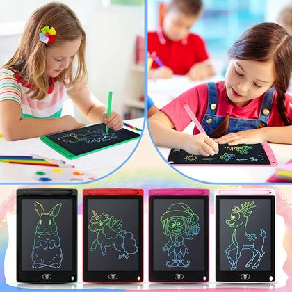 Imagem de Tablet Mágico Infantil Lousa Desenha Apaga 12 Polegadas Lcd