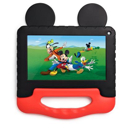 Imagem de Tablet Mickey 7 pol. 4GB RAM 64GB Android 13 + Case + Maleta Mickey Construtor NB413K