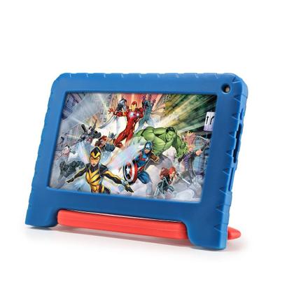 Imagem de Tablet Multi Avengers com Controle Parental 7 pol 4GB RAM 64GB Android 13 Quad Core + Case + Wi-fi - NB417