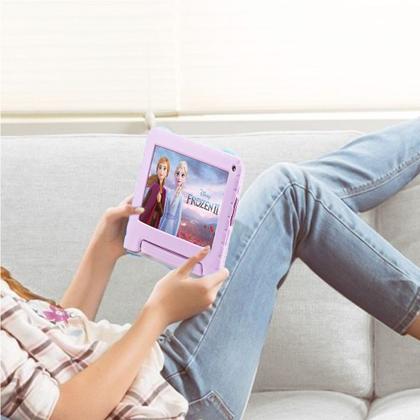 Imagem de Tablet Multi Frozen II com Controle Parental 7 pol 4GB RAM 64GB Android 13 Quad Core + Case + Wi-fi - NB416