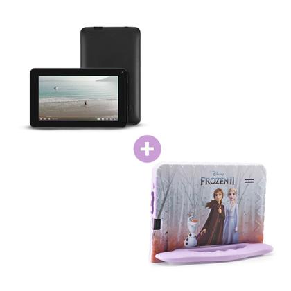 Imagem de Tablet Multi Frozen II com Controle Parental 7 pol 4GB RAM 64GB Android 13 Quad Core + Case + Wi-fi - NB416